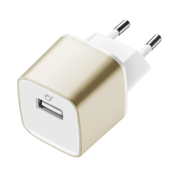 Cellularline LAACHUSB2AH incarcatoare pentru dispozitive mobile MP3, MP4, Smartphone, Tableta De aur, Alb AC De interior