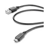 Cellularline Micro-USB - USB A 1m M/M cabluri USB 1,15 m USB 2.0 Micro-USB B Negru