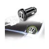 Cellularline MICROCBRUSBDUAL2A incarcatoare pentru dispozitive mobile Universala Negru Bricheta electrica de bord Auto