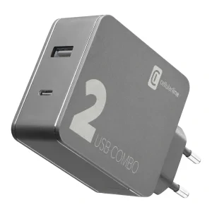 Cellularline Multipower 2 Combo Laptop, Smartphone Negru AC De interior