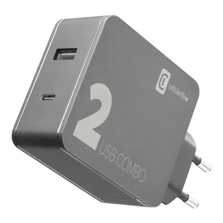 Cellularline Multipower 2 Combo Laptop, Smartphone Negru AC De interior