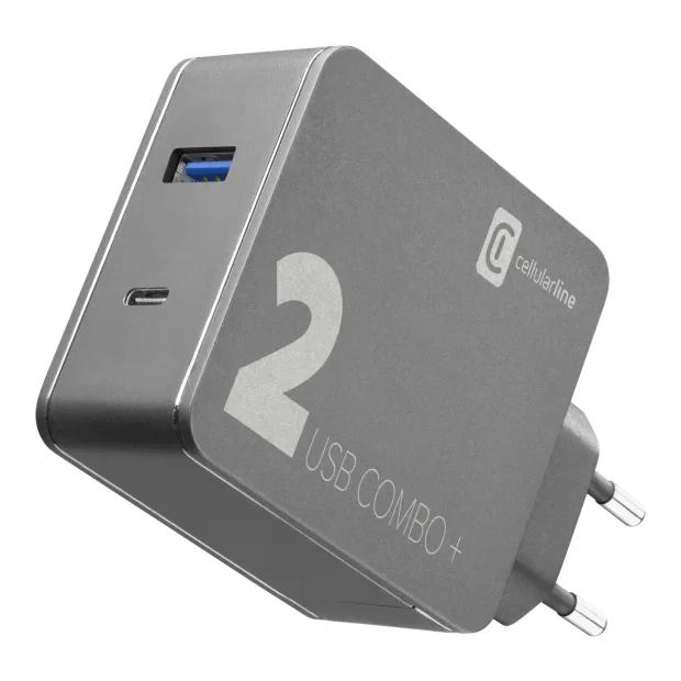 Cellularline Multipower 2 Combo Plus Laptop, Smartphone Negru AC Incarcare rapida De interior