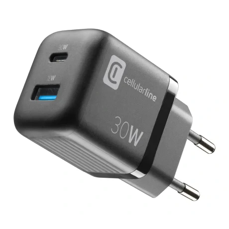 Cellularline Multipower Micro Telefon mobil, Laptop, Smartphone, Tableta Negru AC Incarcare rapida De interior