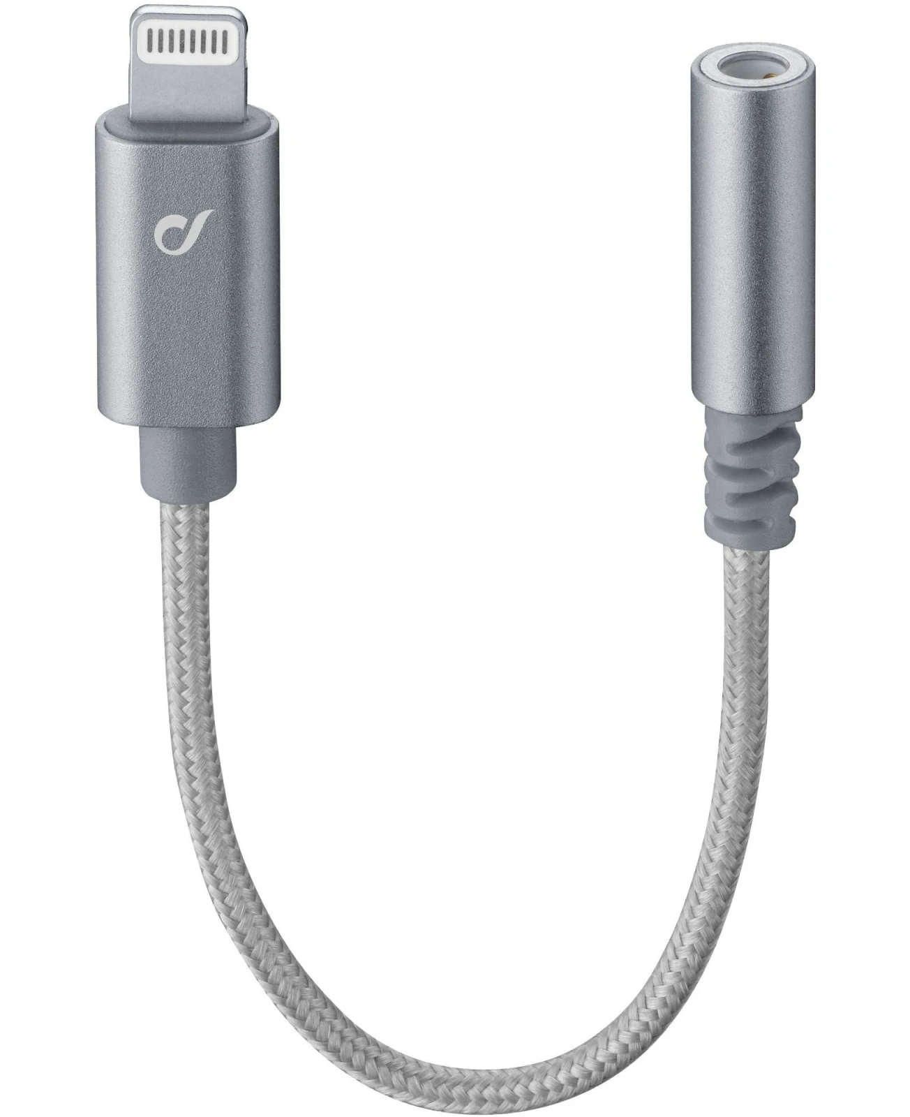 Cellularline MUSICENABLERMFID cabluri pentru telefoanele mobile Argint 0,01 m Conector Lightning 3.5mm thumb
