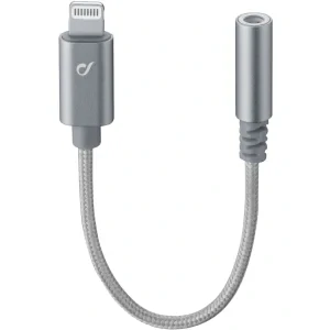 Cellularline MUSICENABLERMFID cabluri pentru telefoanele mobile Argint 0,01 m Conector Lightning 3.5mm