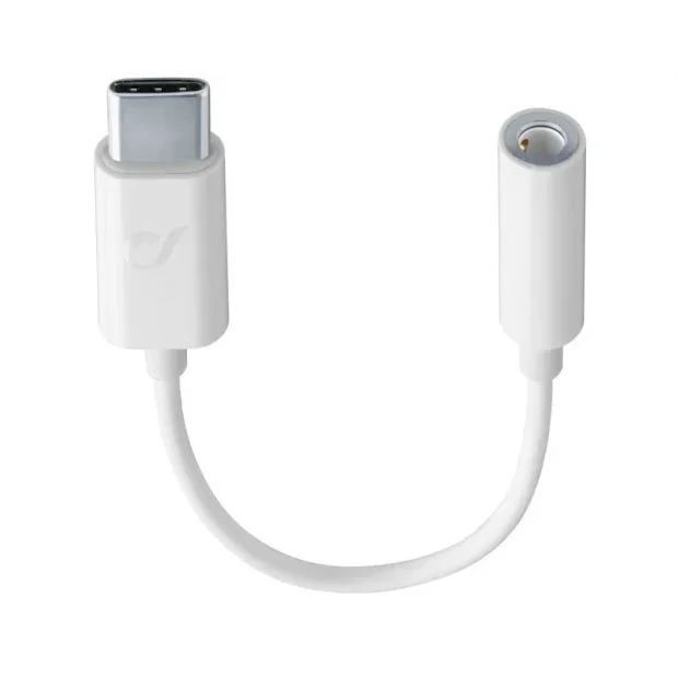 Cellularline MUSICENABLERTYPECW cablu audio 0,15 m USB C 3.5mm Alb
