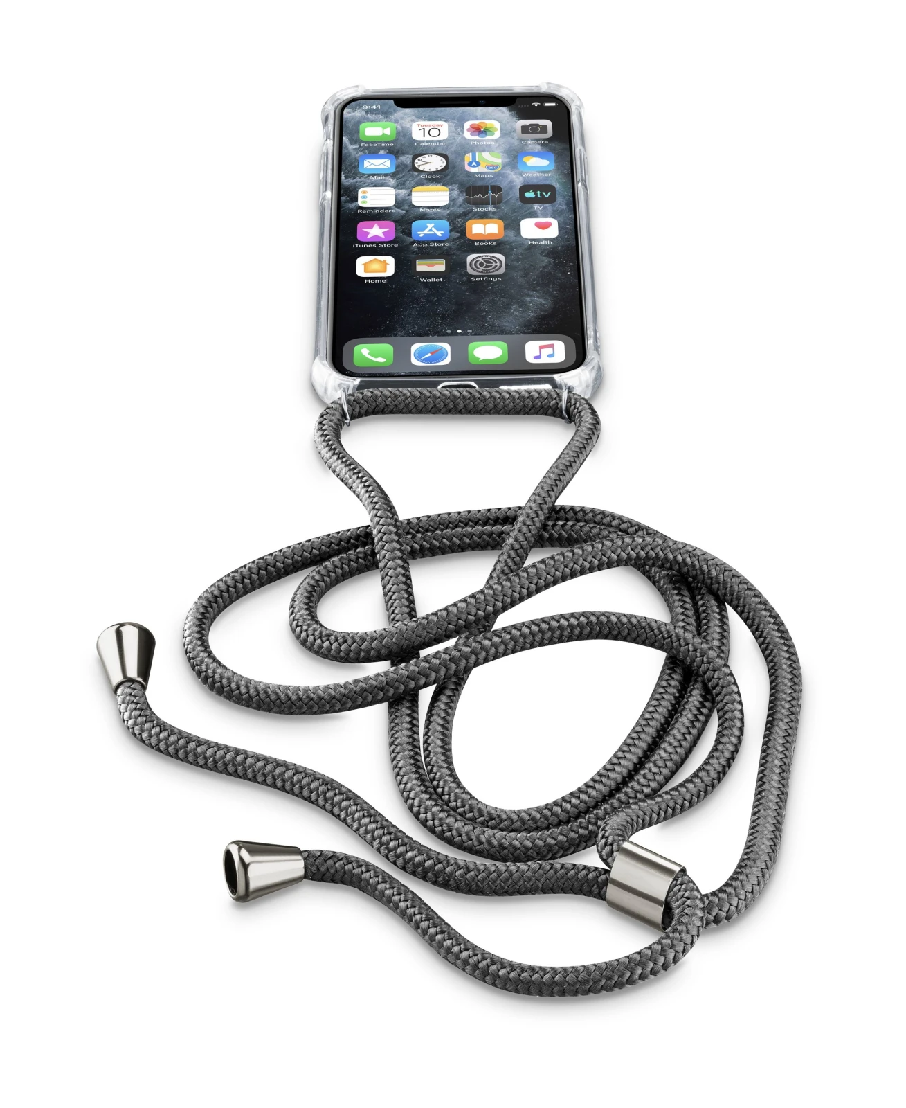 Cellularline Neck-Case carcasa pentru telefon mobil 14,7 cm (5.8") Coperta Negru, Transparente thumb