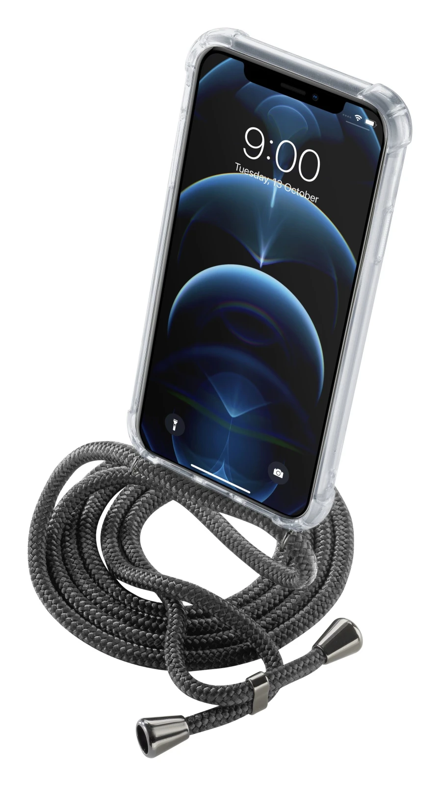 Cellularline Neck-Case carcasa pentru telefon mobil 15,5 cm (6.1") Coperta Negru, Transparente thumb