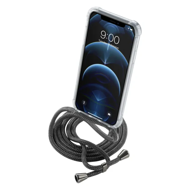 Cellularline Neck-Case carcasa pentru telefon mobil 15,5 cm (6.1&quot;) Coperta Negru, Transparente