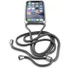 Cellularline NECKCASEIPH961 carcasa pentru telefon mobil 15,5 cm (6.1&quot;) Carcasa tip saculet Negru, Transparente