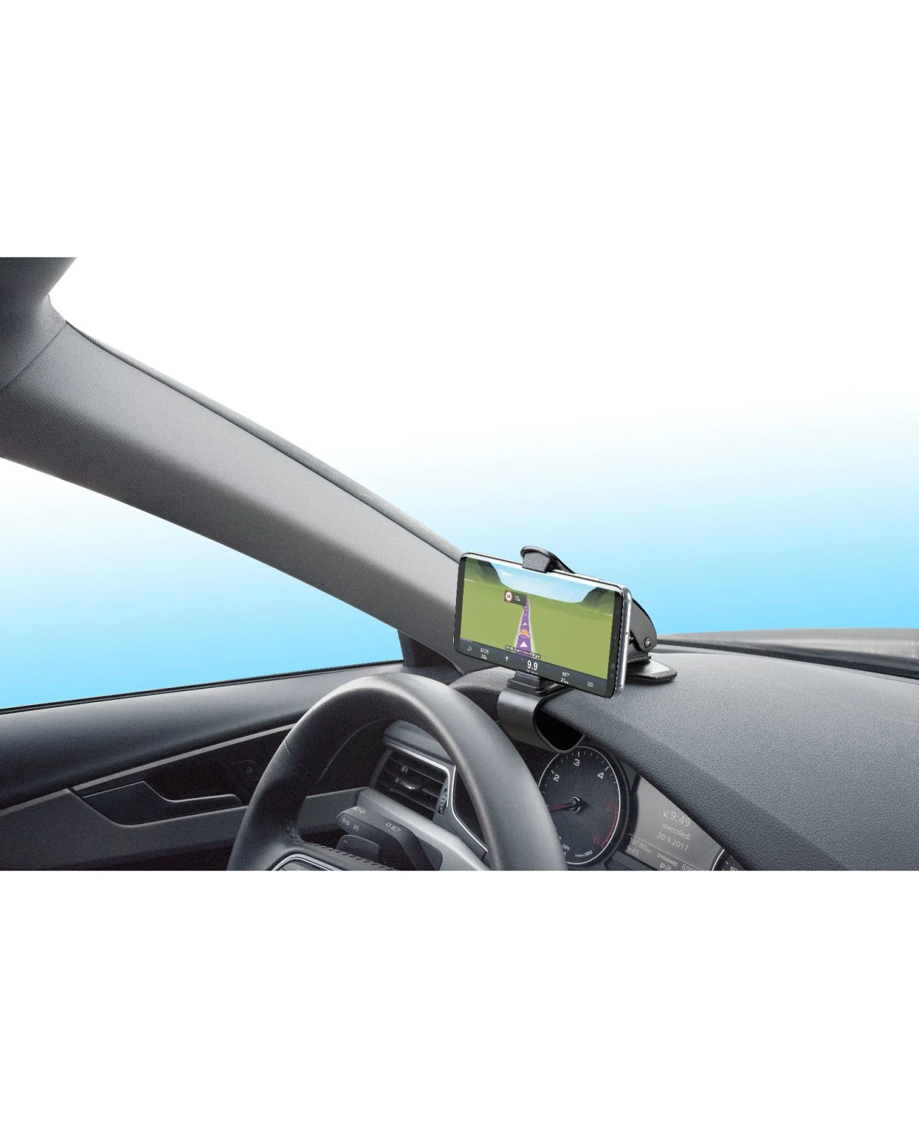 Cellularline Pilot View Suport pasiv Telefon/Smartphone mobil Negru thumb