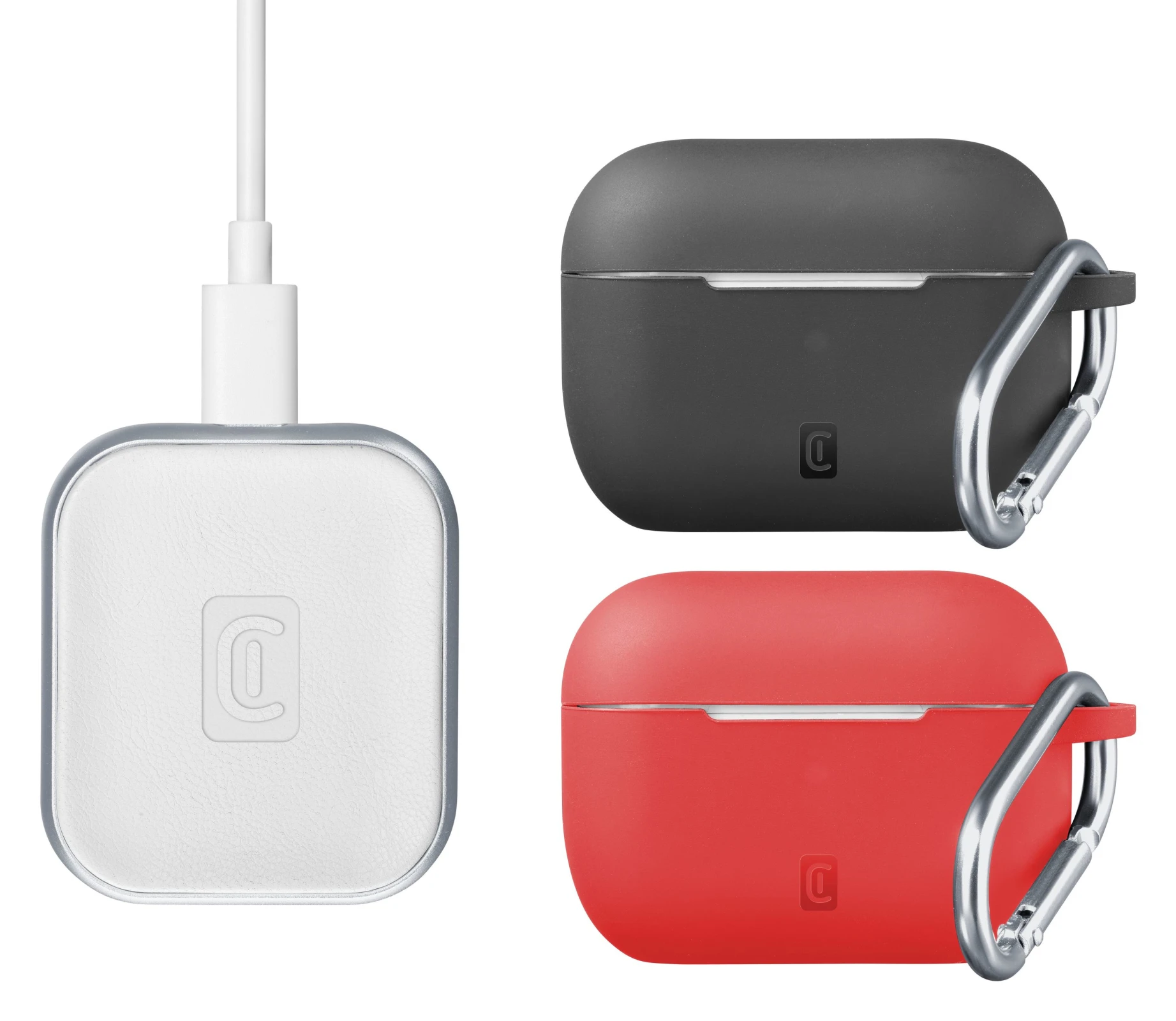 Cellularline Power Base Special Edition Casti Alb USB Incarcare fara fir De interior thumb