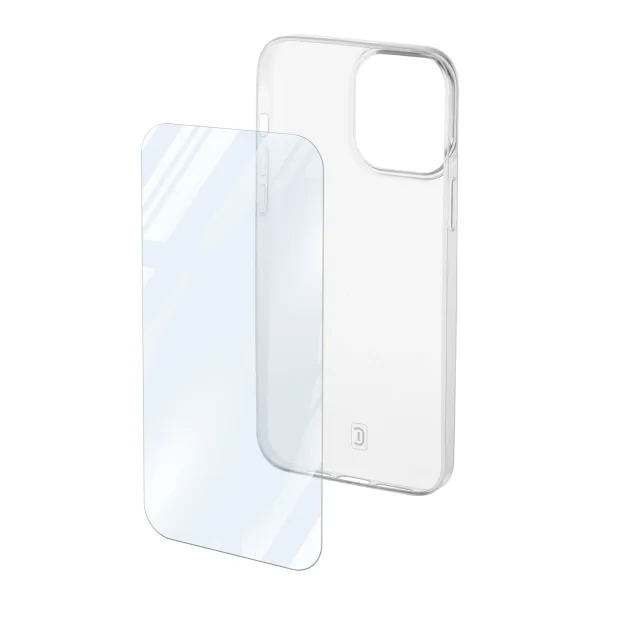 Cellularline Protection Kit carcasa pentru telefon mobil 15,5 cm (6.1&quot;) Coperta Transparente