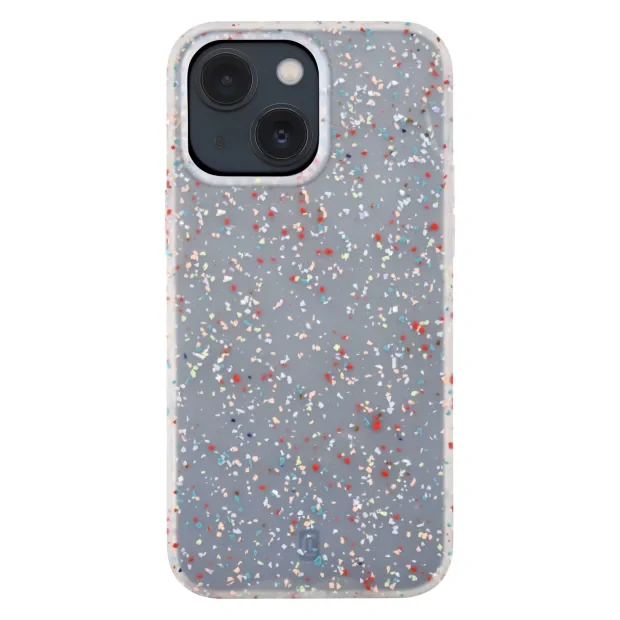 Cellularline Sensation Dots carcasa pentru telefon mobil 15,5 cm (6.1&quot;) Coperta Translucid, Alb