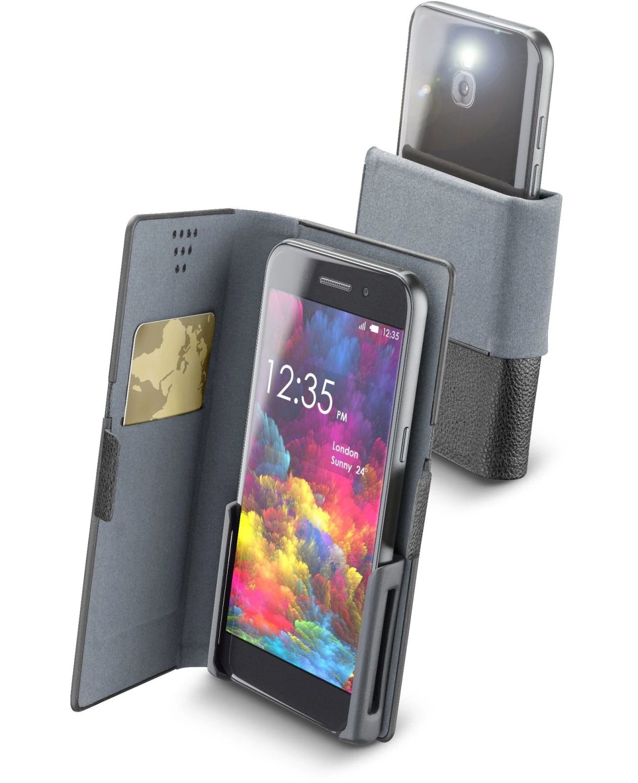 Cellularline SLIDECLICK3XK carcasa pentru telefon mobil 13,7 cm (5.4") Tip coperta Negru thumb