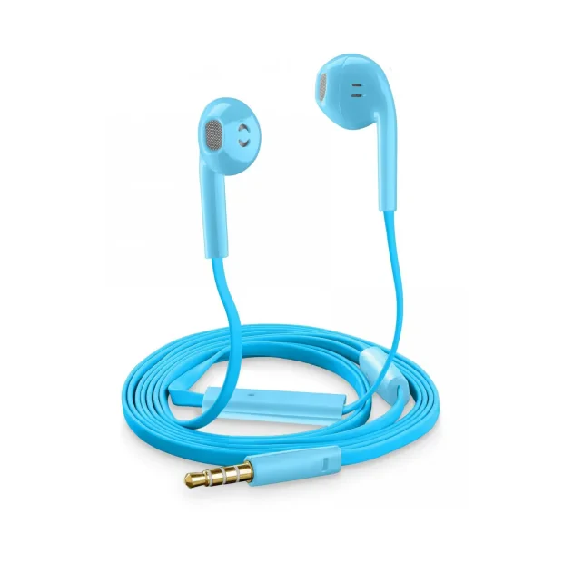 Cellularline SLUGSMARTB casca audio &amp; casca cu microfon Casti Prin cablu In ureche Albastru