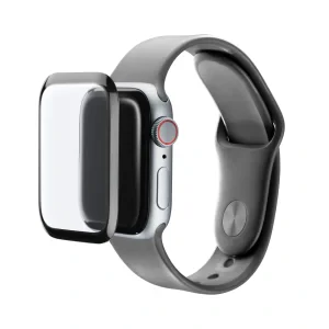 Cellularline SPAPPLEWATCH544 accesoriu dispozitiv smart Protectie ecran Negru, Transparente