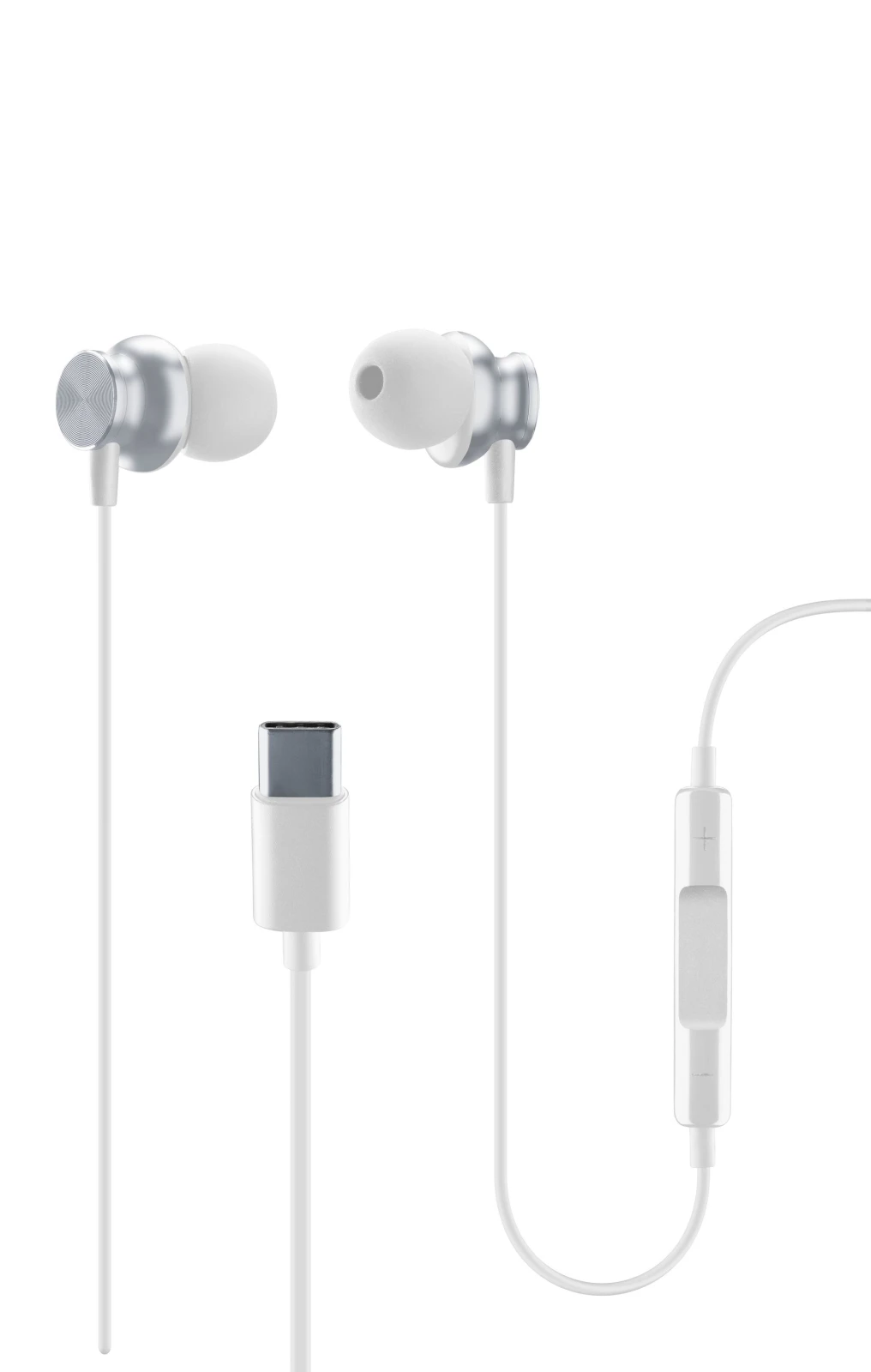 Cellularline Sparrow Casti Prin cablu In ureche USB tip-C Alb thumb