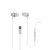 Cellularline Sparrow Casti Prin cablu In ureche USB tip-C Alb