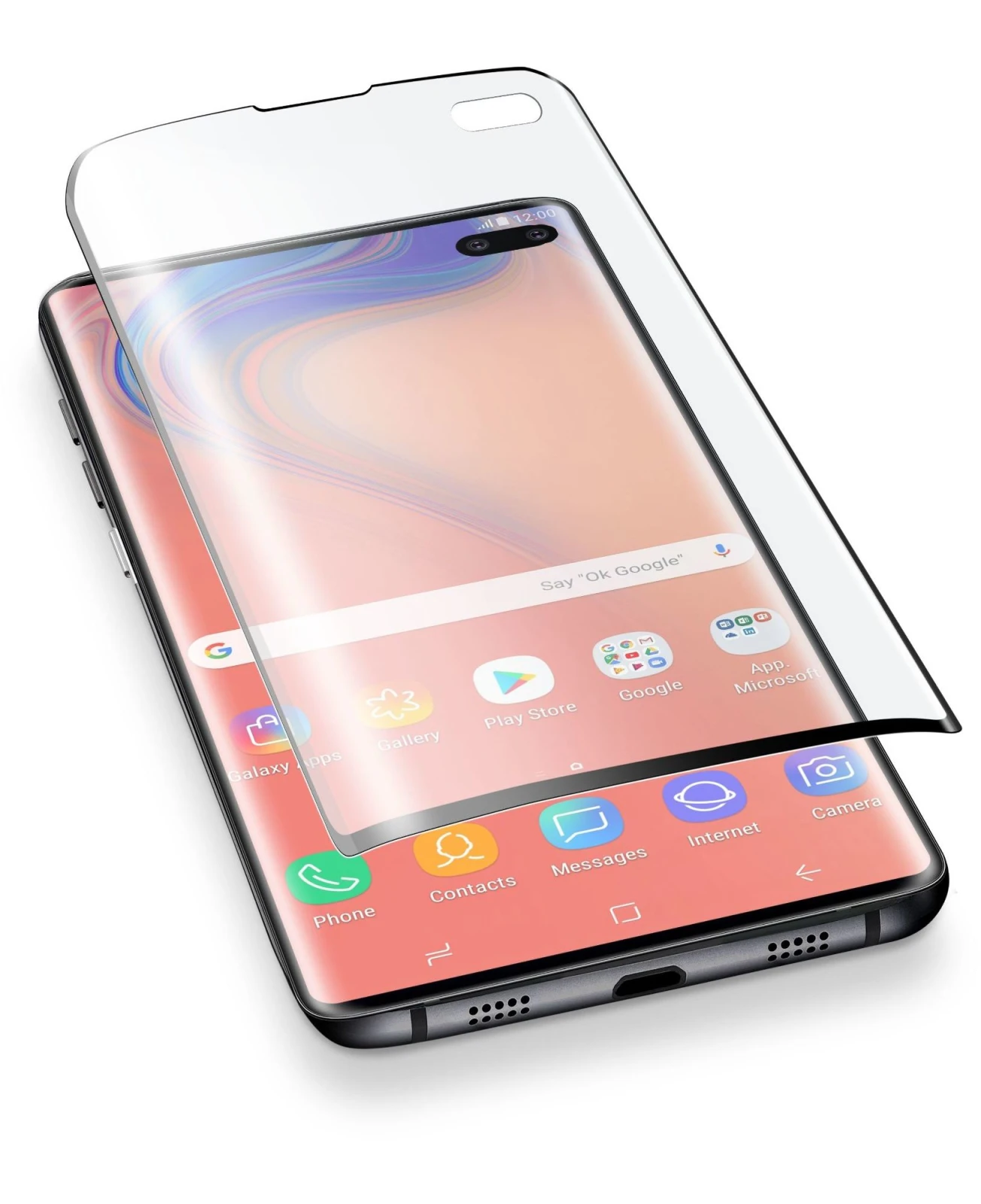 Cellularline SPCURVEDGALS10PL folie ecran telefon mobil/protectie spate Protectie ecran transparenta Samsung 1 buc. thumb