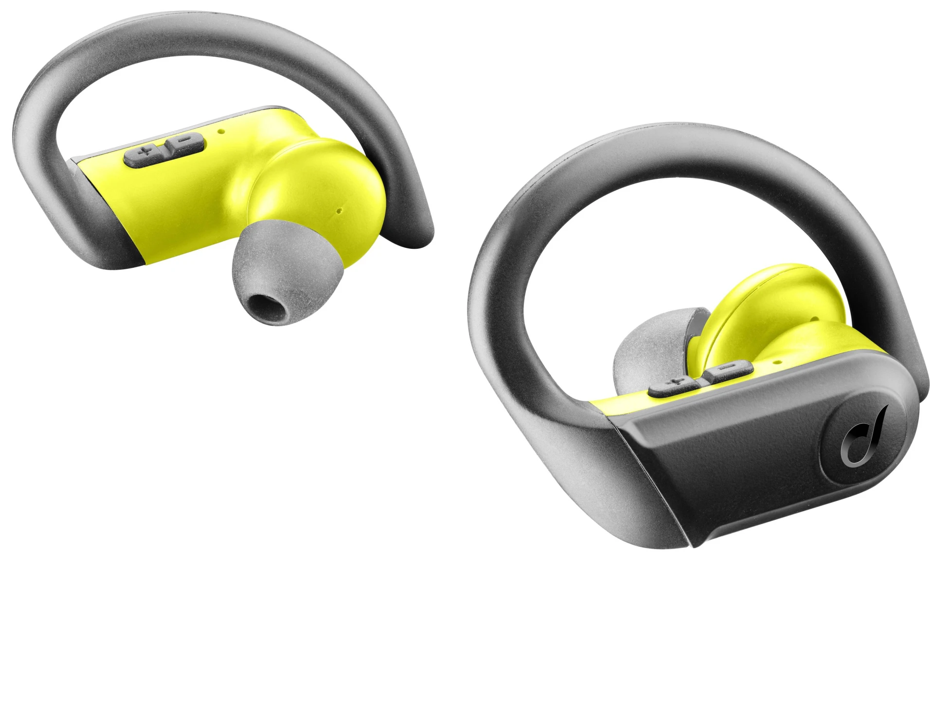 Cellularline Sprinter Casti True Wireless Stereo (TWS) Carlig-ureche Sporturi Bluetooth Negru, Galben thumb