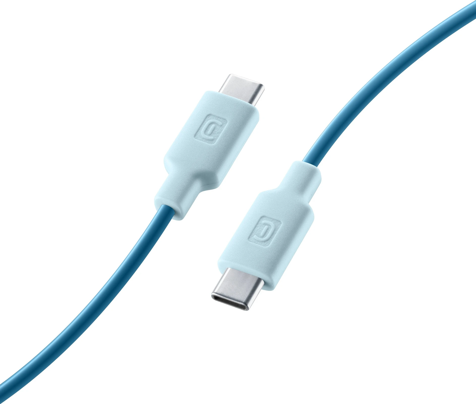 Cellularline Stylecolor cabluri USB 1 m USB C Albastru thumb