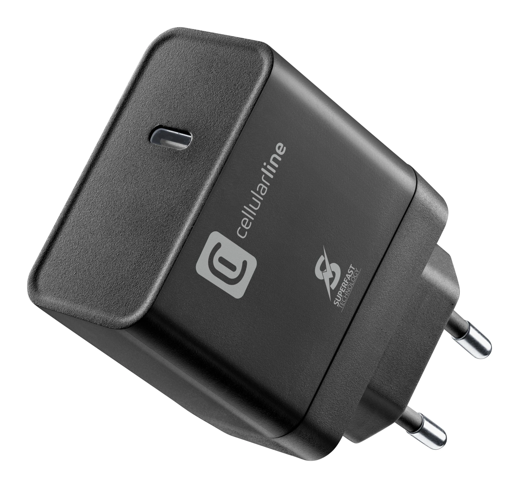 Cellularline Super Fast Charger PD 45W Universala Negru AC Incarcare rapida De interior thumb