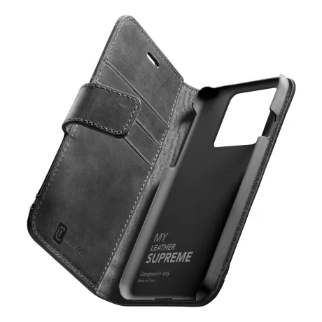 Cellularline Supreme carcasa pentru telefon mobil 13,7 cm (5.4&quot;) Tip coperta Negru