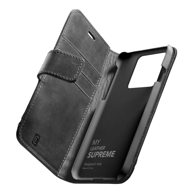 Cellularline Supreme carcasa pentru telefon mobil 13,7 cm (5.4&quot;) Tip coperta Negru