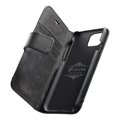 Cellularline Supreme carcasa pentru telefon mobil 16,5 cm (6.5&quot;) Carcasa tip portmoneu Negru