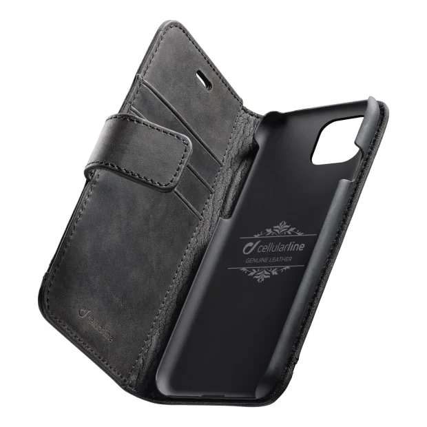 Cellularline Supreme carcasa pentru telefon mobil 16,5 cm (6.5&quot;) Carcasa tip portmoneu Negru