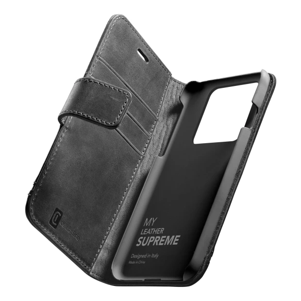 Cellularline Supreme carcasa pentru telefon mobil 17 cm (6.7&quot;) Tip coperta Negru