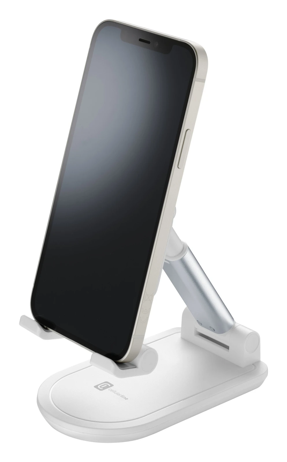 Cellularline Table Stand Suport pasiv Telefon/Smartphone mobil, Tableta/UMPC Aluminiu, Alb thumb