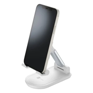 Cellularline Table Stand Suport pasiv Telefon/Smartphone mobil, Tableta/UMPC Aluminiu, Alb