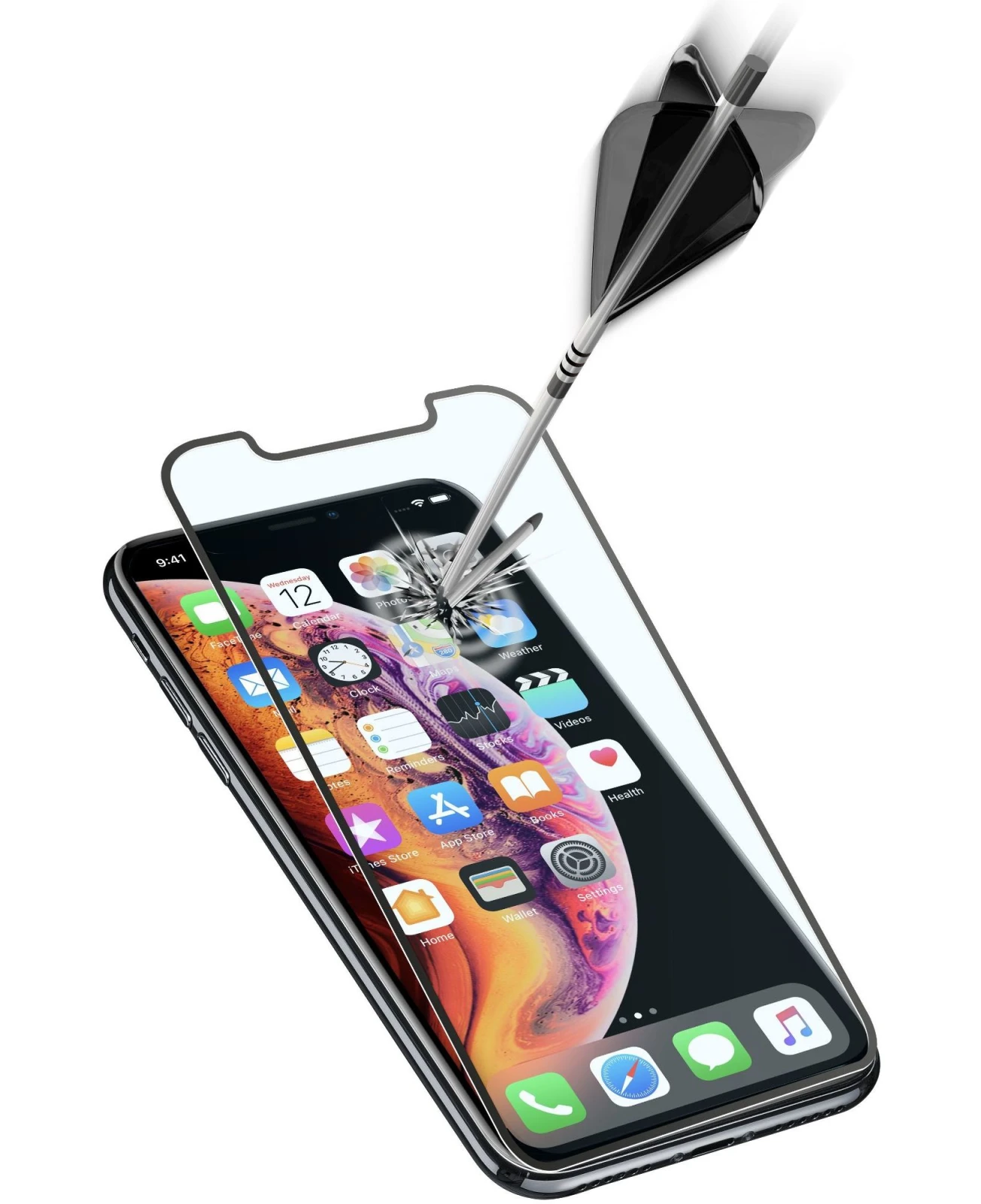 Cellularline TEMPGCAPIPHX65K folie ecran telefon mobil/protectie spate Protectie ecran transparenta Apple 1 buc. thumb