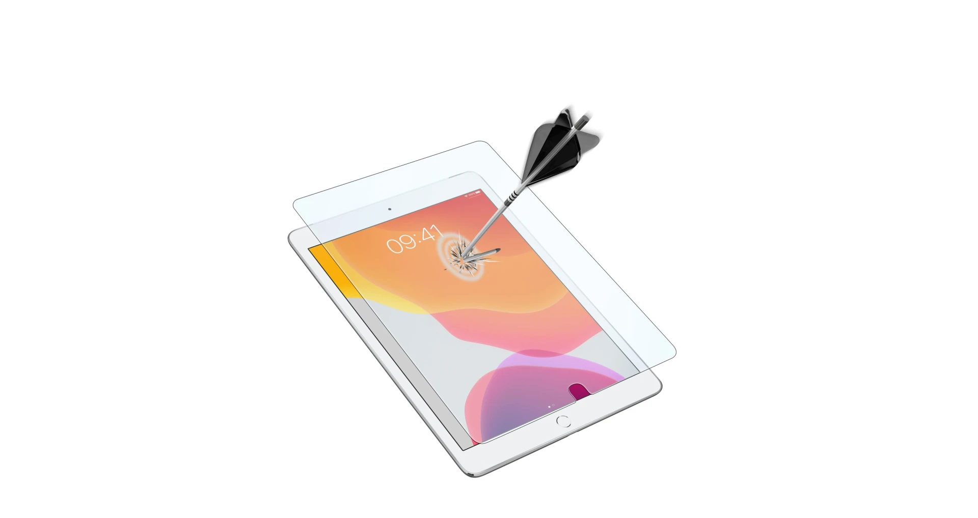 Cellularline TEMPGLASSIPAD102 ecran protectie tableta Protectie ecran transparenta Apple 1 buc. thumb