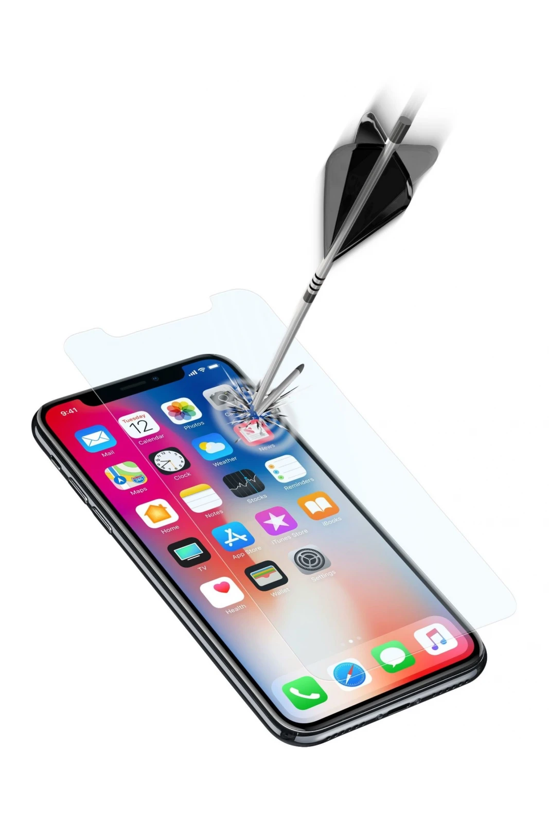 Cellularline TEMPGLASSIPHX Protectie ecran transparenta Apple 1 buc. thumb