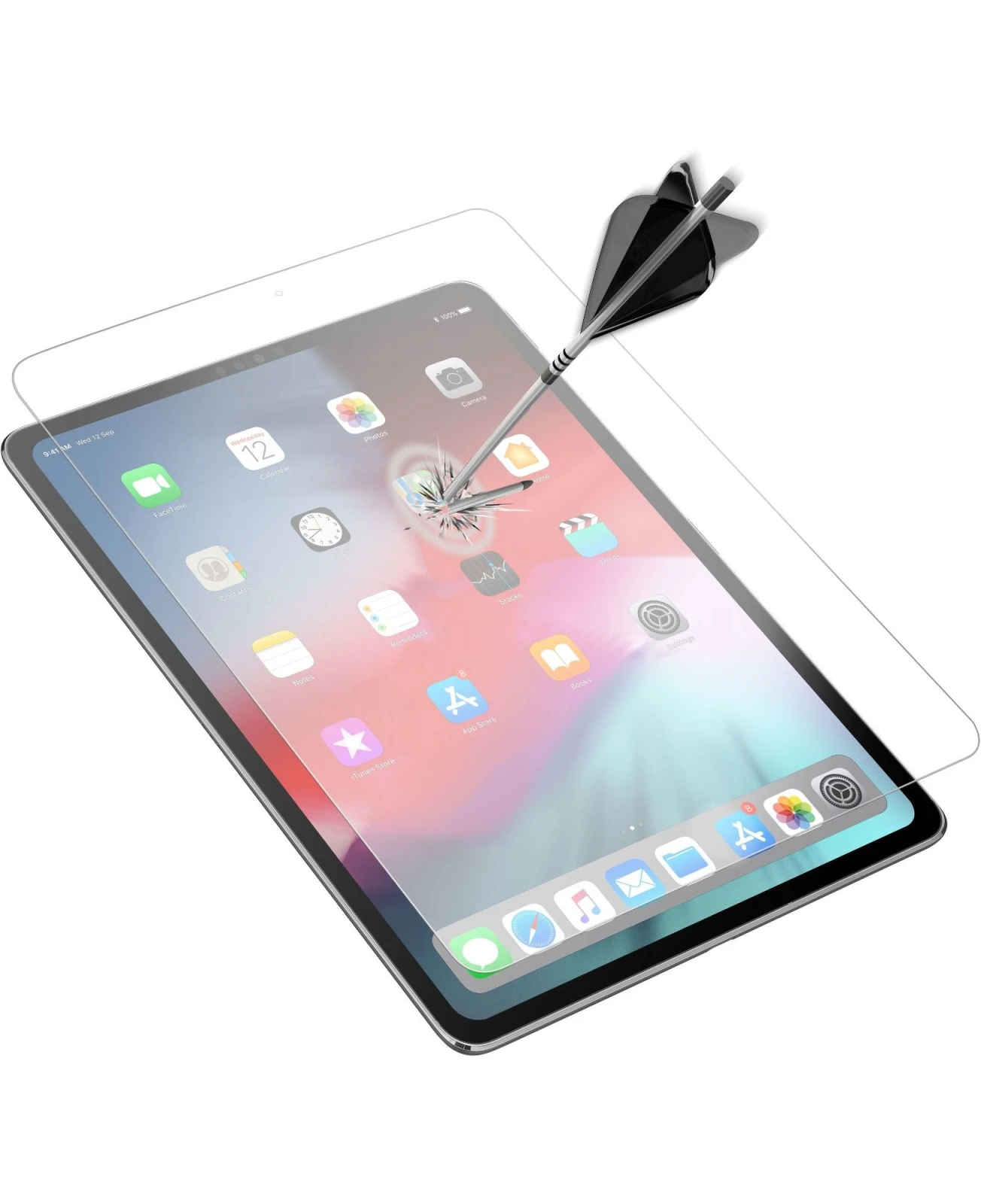 Cellularline TEMPGLIPADPRO18129 ecran protectie tableta Protectie ecran transparenta Apple 1 buc. thumb