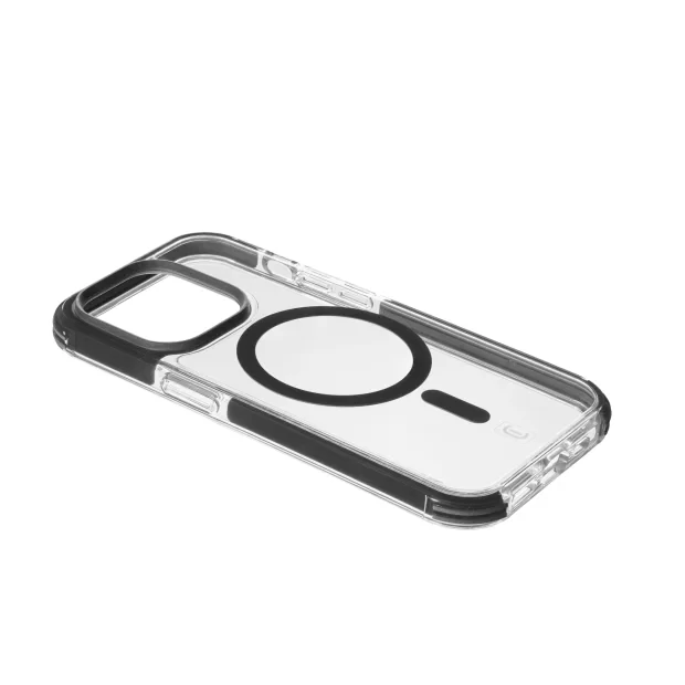 Cellularline Tetra Force Strong Guard Mag carcasa pentru telefon mobil 15,5 cm (6.1&quot;) Coperta Negru, Transparente