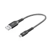 Cellularline TETRACABMUSB15CMK cabluri USB 0,15 m USB A Micro-USB B Negru