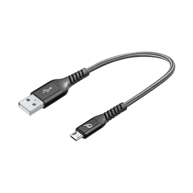Cellularline TETRACABMUSB15CMK cabluri USB 0,15 m USB A Micro-USB B Negru