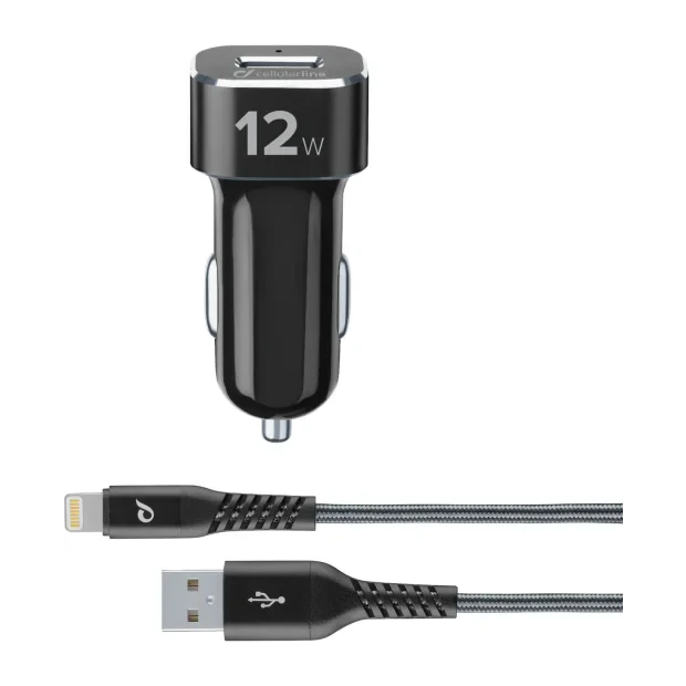 Cellularline TETRCBRKITMFIPH2A incarcatoare pentru dispozitive mobile Universala Negru Bricheta electrica de bord Auto