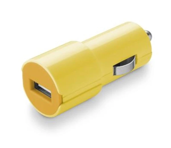 Cellularline USB Smarty Universala Galben Bricheta electrica de bord Auto thumb
