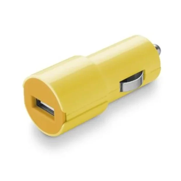 Cellularline USB Smarty Universala Galben Bricheta electrica de bord Auto