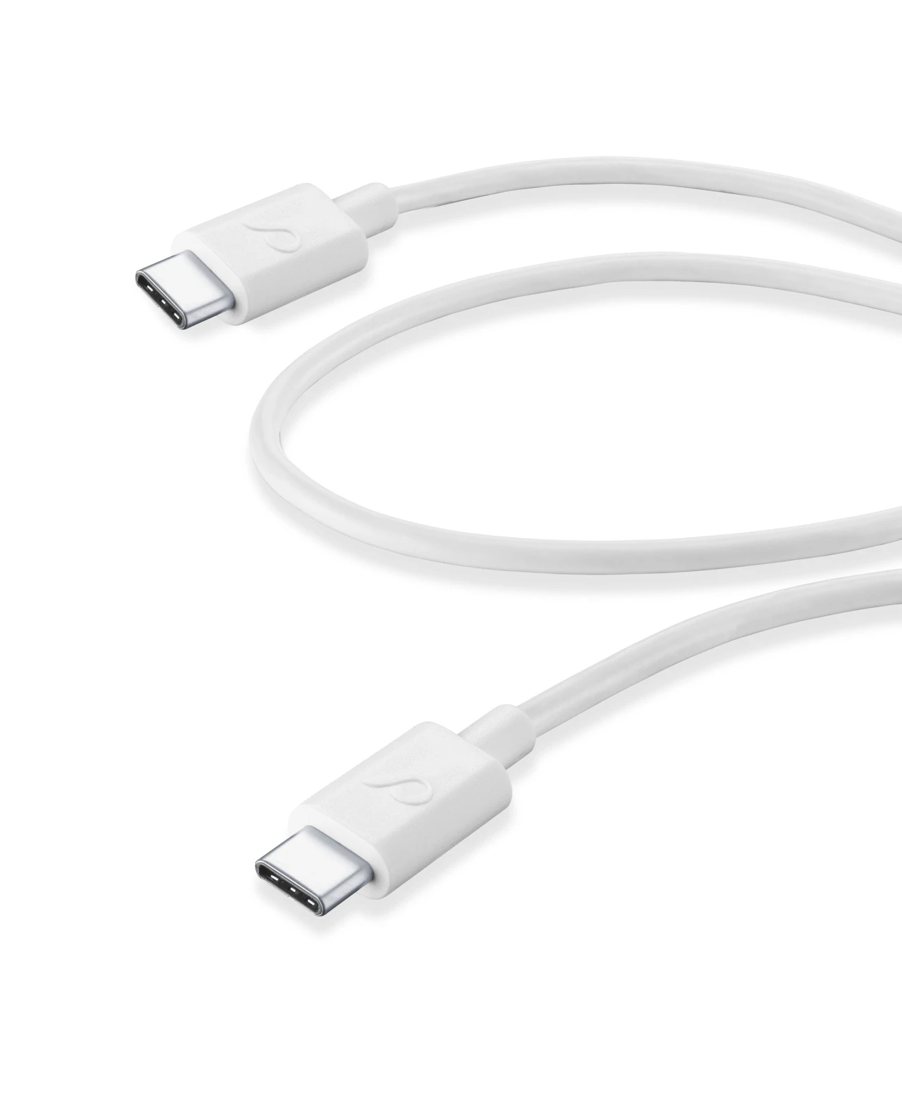 Cellularline USBDATA06USBC2C cabluri USB 0,6 m USB C Alb thumb