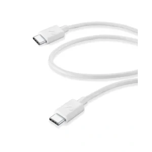 Cellularline USBDATA06USBC2C cabluri USB 0,6 m USB C Alb