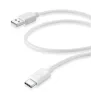Cellularline USBDATA06USBCW cabluri USB 0,6 m USB 3.2 Gen 1 (3.1 Gen 1) USB A USB C Alb