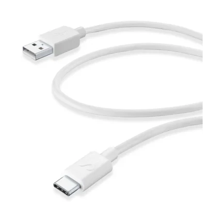 Cellularline USBDATA06USBCW cabluri USB 0,6 m USB 3.2 Gen 1 (3.1 Gen 1) USB A USB C Alb