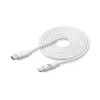 Cellularline USBDATAC2LMFI2MW cablu Lightning 2 m Alb