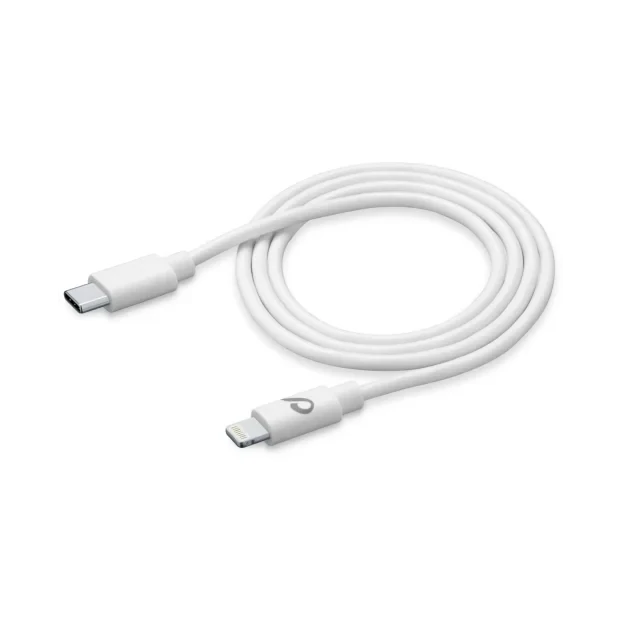 Cellularline USBDATAC2LMFI60CMW cablu Lightning 0,6 m Alb